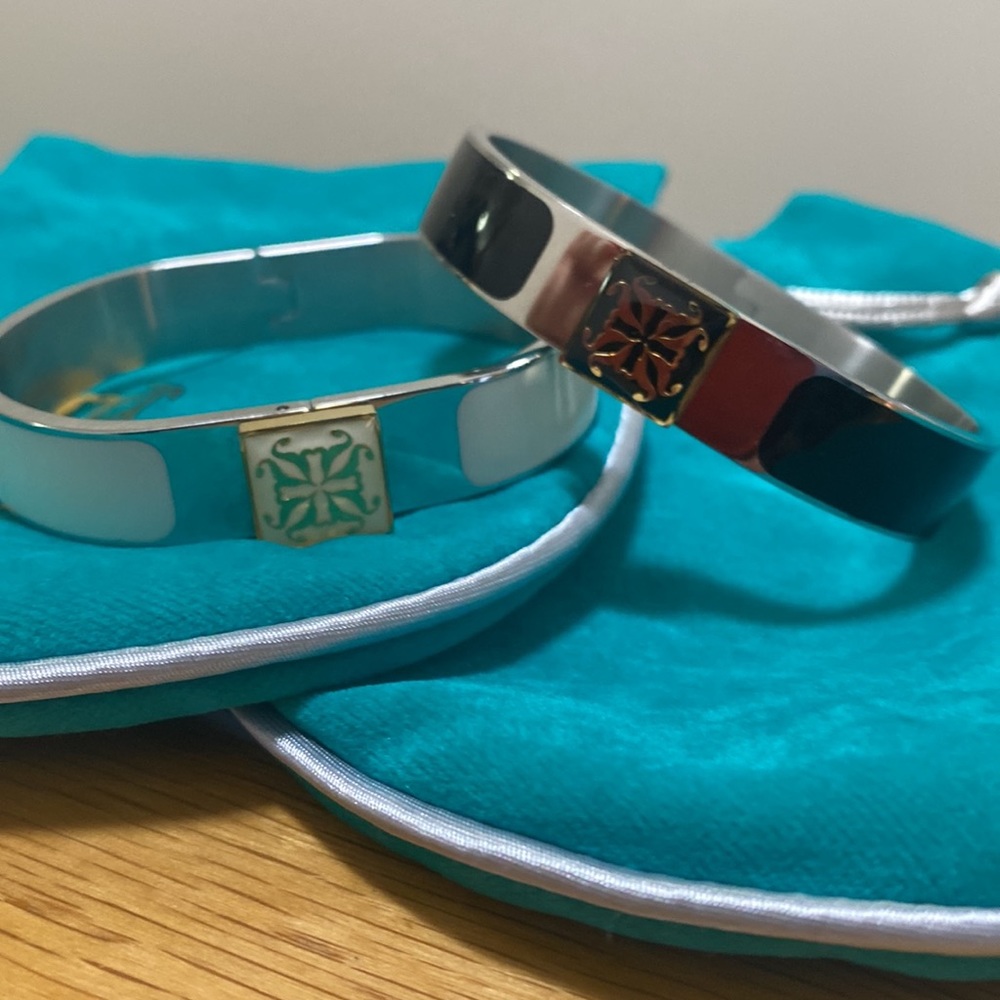 Rustic Cuff Bracelets - 2 Bracelets With 2 Pouches - image 3